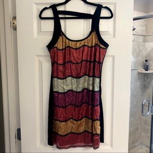 NAT- sequin mini dress